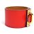 Bracciale Charm Hermès in Arancione Rosso e Oro D'oro - vista 2