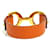 Bracciale Charm Hermès Arancione e Oro D'oro - vista 3