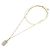 Collana da donna Christian Dior Bianco D'oro - vista 2