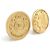 Orecchini a clip Chanel Mademoiselle Gold D'oro - vista 2