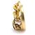 Orecchini a clip Chanel Mademoiselle Gold D'oro - vista 3