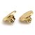Orecchini a clip Chanel Mademoiselle Gold D'oro - vista 6