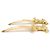 Céline Fermaglio Celine Triomphe Design in metallo dorato D'oro - vista 3