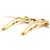 Céline Fermaglio Celine Triomphe Design in metallo dorato D'oro - vista 5