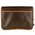 Edge Céline Borsa a tracolla Celine in tela rivestita marrone - vista 3