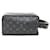 Clutch Louis Vuitton Monogram Eclipse Marrone Nero - vista 3