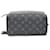 Clutch Louis Vuitton Monogram Eclipse Marrone Nero - vista 5