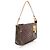 Louis Vuitton Vintage Limited Edition Monogram Perforated Pochette Accessoires Marrone - vista 2