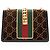 Piccola borsa a tracolla Gucci GG Velvet Sylvie Nero - vista 3