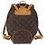 Zaino Louis Vuitton Ellipse Monogram Canvas Marrone - vista 2