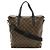 Borsa Tote 2way Louis Vuitton Kitan Monogram Marrone Nero