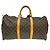 Borsa Keepall Louis Vuitton Monogram Canvas 50 Marrone