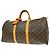 Borsa Keepall Louis Vuitton Monogram Canvas 50 Marrone - vista 2