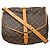 Louis Vuitton Saumur Handtasche Monogram Canvas 35 Braun