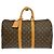 Bolsa Keepall Louis Vuitton em canvas Monogram 45 Marrom