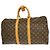 Bolsa Keepall Louis Vuitton em canvas Monogram 45 Marrom - vista 2