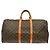 Borsa Louis Vuitton Keepall in tela Monogram 55 Marrone - vista 2
