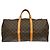 Borsa Keepall Louis Vuitton in tela Monogram 55 Marrone