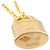 Collana con pendente Lockit in oro giallo 18K Louis Vuitton - vista 4