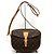 Borsa a tracolla Louis Vuitton Jeune Fille Marrone - vista 2