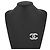 Spilla in metallo argento Chanel - vista 4