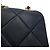 Borsa a tracolla Chanel in agnello nero - vista 10
