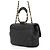 Borsa a tracolla Chanel in agnello nero - vista 2