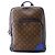 Zaino Louis Vuitton Monogram Macassar Dean Nero Blu Monogramma