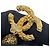 Timeless Orecchini a clip dorati Chanel D'oro - vista 6