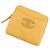 Monedero de piel de cordero amarillo Chanel