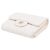 Cartera tríptico Chanel en piel de becerro granulado blanco - vista 2