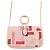 Borsa Fendi Nano Baguette Charm Rosa - vista 3