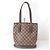 Borsa a Spalla Louis Vuitton Mare Nero Bianco Rosso Damier ebene - vista 2