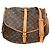 Borsa Louis Vuitton Saumur in Tela Monogram 35 Marrone