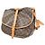 Louis Vuitton Saumur Monogram Canvas 35 Marrone - vista 2