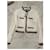 Autre Marque TRENDYOL White Ribbed Knit Cardigan with Contrast Trim Black Red  - view 2