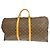 Borsa Keepall Louis Vuitton Monogram Canvas 60 Marrone - vista 2