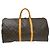 Louis Vuitton Keepall Bandouliere Monogram Canvas 55 Marrone