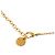 Collana Christian Dior PETIT CD Logo Stone Metal Pink Gold Rosa D'oro - vista 5