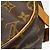 Louis Vuitton Saumur Monogram Canvas 43 Marrone - vista 7
