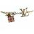 Bracciale charm Louis Vuitton Lulugram D'oro - vista 2