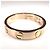 Anello Love Band in oro rosa Cartier D'oro - vista 4