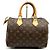 Louis Vuitton M41528 Speedy 25 Boston Bag Marrone Monogramma - vista 4