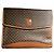 Céline Celine Clutch Macassar Monogramma in Pelle Marrone