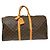 Louis Vuitton Keepall Bandouliere Monogram Canvas 55 Marrone