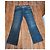 Calvin Klein Jeans - Jeans Bootcut Denim Blu con Strass - vista 4