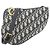 Borsa a tracolla Christian Dior in tela blu