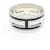 Ring Hermès Anello Move H Band Hermes Argento - vista 2