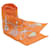 Hermès Foulard in seta Twilly Hermes Arancione  - vista 1