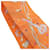 Hermès Foulard in seta Twilly Hermes Arancione  - vista 8